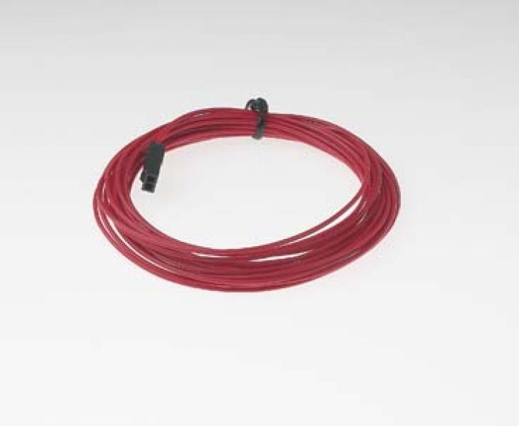 Kabel LED pro sériové připojení 1/2 car - 5000 mm, červená